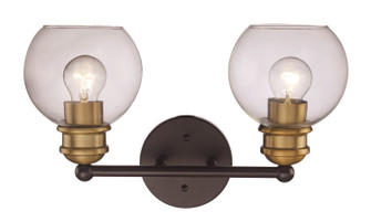 Bathroom Fixtures Two Lights by Trans Globe Imports ( 110 | 22052 BK-AG ) 