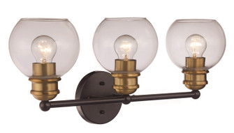 Bathroom Fixtures Three Lights by Trans Globe Imports ( 110 | 22053 BK-AG ) 