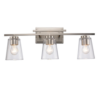 Bathroom Fixtures Three Lights by Trans Globe Imports ( 110 | 22493 BN Iris ) 