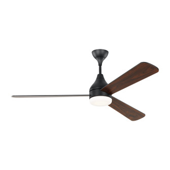 Fans Damp Location by Visual Comfort Fan ( 71 | 3STMSM60MBKD Streaming 60 Smart LED ) 