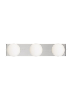 Bathroom Fixtures Three Lights by Visual Comfort Modern ( 182 | 700BCOBL3N Orbel ) 