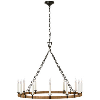 Large Chandeliers Candle by Visual Comfort Signature ( 268 | CHC 5873AI/NRT Darlana Wrapped ) 