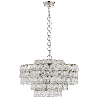 Mid. Chandeliers Glass Down by Visual Comfort Signature ( 268 | ARN 5173PN-CG Liscia ) 