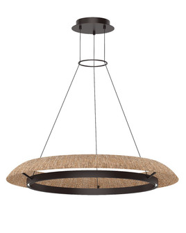 Large Chandeliers Ring/Halo by Visual Comfort Modern ( 182 | SLCH55827NTBZ Noa ) 