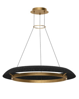 Large Chandeliers Ring/Halo by Visual Comfort Modern ( 182 | SLCH55827WBKHAB Noa ) 