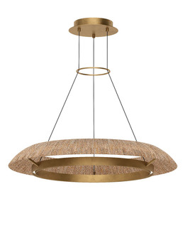 Mid. Chandeliers Ring/Halo by Visual Comfort Modern ( 182 | SLCH55927NTHAB Noa ) 