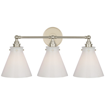 Bathroom Fixtures Three Lights by Visual Comfort Signature ( 268 | CHD 2529PN-WG Parkington ) 