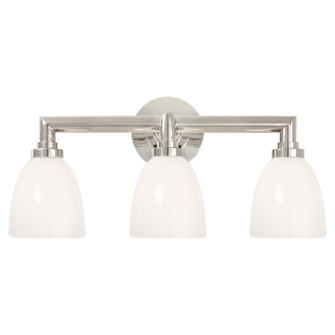 Bathroom Fixtures Three Lights by Visual Comfort Signature ( 268 | SL 2843PN-WG Wilton ) 