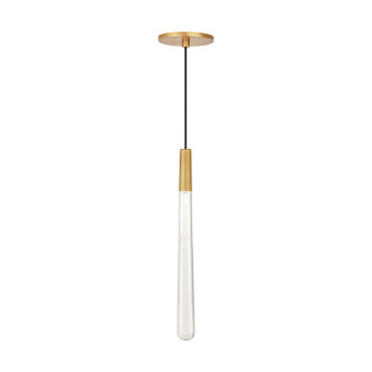 Mini Pendants Glass Down by Visual Comfort Modern ( 182 | 700TRSPPYLC1RNB-LED930 Pylon ) 