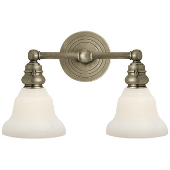 Bathroom Fixtures Two Lights by Visual Comfort Signature ( 268 | SL 2932AN/SLEG-WG Boston ) 