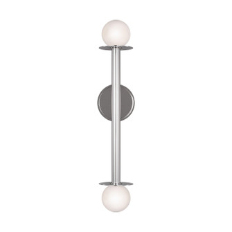 Sconces Double Glass by Visual Comfort Studio ( 454 | KWL1012PN Nodes ) 