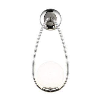 Sconces Single Glass by Visual Comfort Studio ( 454 | AEW1011PN Galassia ) 