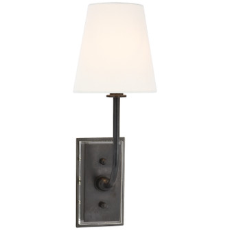 Sconces Single Candle by Visual Comfort Signature ( 268 | TOB 2190BZ-L Hulton ) 