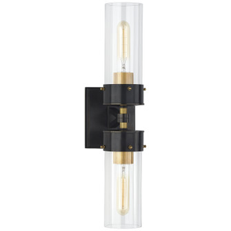 Bathroom Fixtures Two Lights by Visual Comfort Signature ( 268 | TOB 2315BZ/HAB-CG Marais ) 