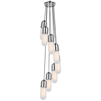 Mini Chandeliers Multi-Port/Cascade by Visual Comfort Signature ( 268 | TOB 5646PN-FG-8 Junio ) 