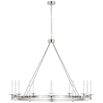 Large Chandeliers Candle by Visual Comfort Signature ( 268 | CHC 5614PN Launceton ) 