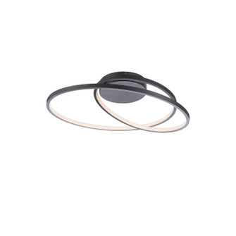 Flush Mounts Ring Shade/Halo by W.A.C. Lighting ( 34 | FM-43222-BK Marques ) 