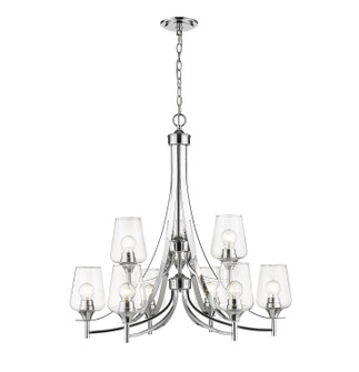 Mid. Chandeliers Glass Up by Z-Lite ( 224 | 473-9CH Joliet ) 