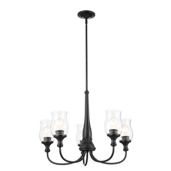 Mid. Chandeliers Glass Up by Kichler ( 12 | 52468BK Melis ) 