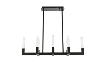 Linear/Island 4 Light + by Elegant Lighting ( 173 | 1030G42BK Noemi ) 