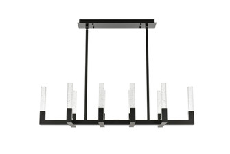 Linear/Island 4 Light + by Elegant Lighting ( 173 | 1030G48BK Noemi ) 