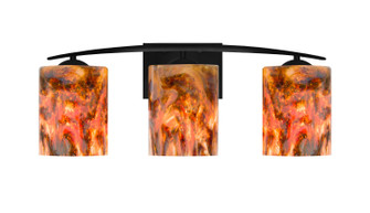 Bathroom Fixtures Three Lights by Besa ( 74 | 3WC-LAVA-BK Besa Lava Vanity ) 