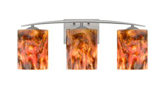 Bathroom Fixtures Three Lights by Besa ( 74 | 3WC-LAVA-LED-SN Lava ) 