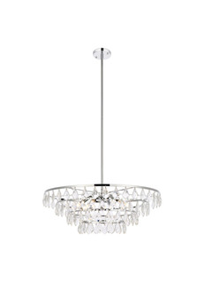 Mid. Chandeliers Glass Down by Elegant Lighting ( 173 | 1101D28C Ella ) 