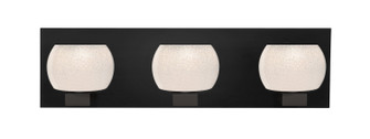 Bathroom Fixtures Three Lights by Besa ( 74 | 3WF-KENOWH-BK Besa Keno Vanity ) 