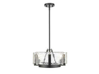 Mini Chandeliers Drum Shade by Golden ( 62 | 3164-3 BLK-HWG Aenon ) 