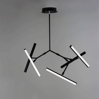 Mid. Chandeliers Glass Down by ET2 ( 86 | E21244-BK Robotica ) 