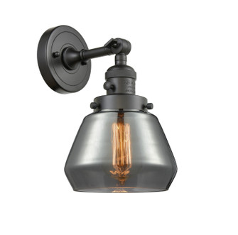 Sconces Single Glass by Innovations ( 405 | 203SW-OB-G173-LED Franklin Restoration ) 
