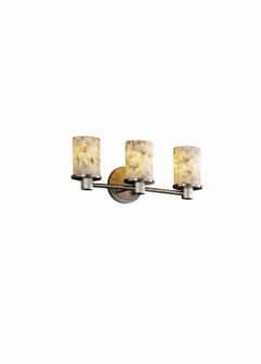 Bathroom Fixtures Three Lights by Justice Designs ( 102 | ALR-8513-10-NCKL-LED3-2100 Alabaster Rocks ) 