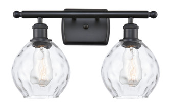 Bathroom Fixtures Two Lights by Innovations ( 405 | 516-2W-BK-G362-LED Ballston ) 