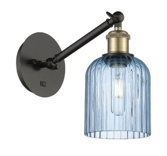 Sconces Single Glass by Innovations ( 405 | 317-1W-BAB-G559-5BL Ballston ) 