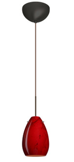 Mini Pendants Glass Down by Besa ( 74 | 1XC-1713MA-LED-BR Pera ) 
