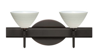 Bathroom Fixtures Two Lights by Besa ( 74 | 2SW-1743KR-BR Domi ) 