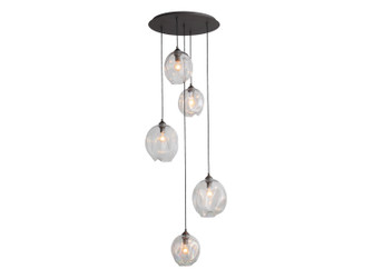Large Chandeliers Glass Shade by Avenue Lighting ( 192 | HF8145-DBZ-CL Sonoma Ave. ) 