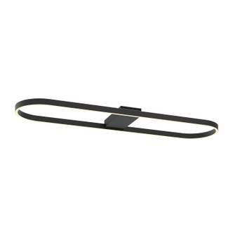 Semi-Flush Mts. Ring Shade/Halo by AFX Lighting ( 162 | GLOL4812L30D1BK Glo ) 
