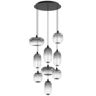 Mid. Chandeliers Multi-Port/Cascade by Avenue Lighting ( 192 | HF9179-BK Monaco ) 