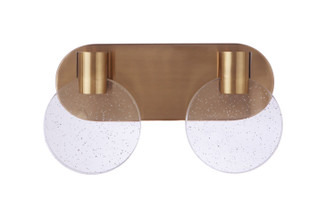 Bathroom Fixtures Two Lights by Craftmade ( 46 | 15114SB-LED Glisten ) 