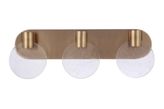 Bathroom Fixtures Three Lights by Craftmade ( 46 | 15122SB-LED Glisten ) 