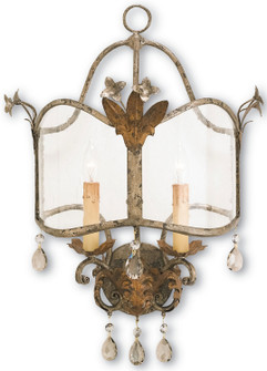 Sconces Double Candle by Currey and Company ( 142 | 5357 Zara Collection ) 