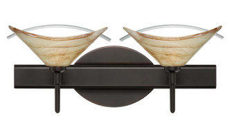 Bathroom Fixtures Two Lights by Besa ( 74 | 2SW-181305-BR Hoppi ) 