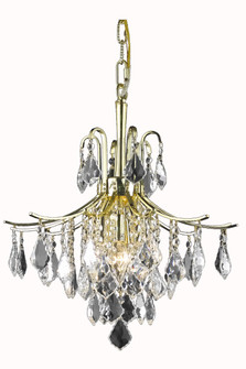 Mini Chandeliers Glass Shade by Elegant Lighting ( 173 | LD8100D16G Amelia ) 