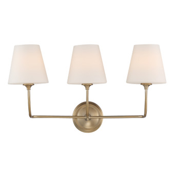 Bathroom Fixtures Three Lights by Crystorama ( 60 | 2443-OP-VG Sylvan ) 