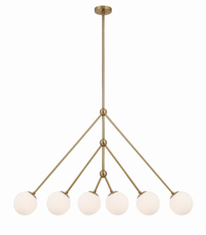 Linear/Island 4 Light + by Crystorama ( 60 | OMN-3006-AG Omni ) 