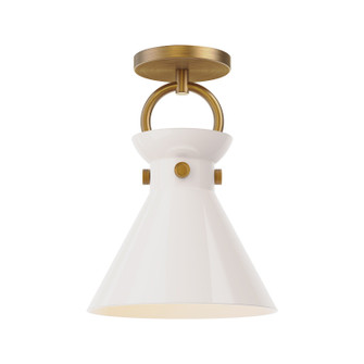 Semi-Flush Mts. Glass Down by Alora ( 452 | SF412509AGGO Emerson ) 