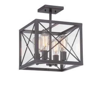 Semi-Flush Mts. Cage by Designers Fountain ( 43 | 87311-SB High Line ) 