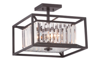 Semi-Flush Mts. Cage by Designers Fountain ( 43 | 87411-VB Linares ) 